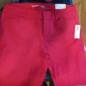 Old Navy Mid Rise Pixie Ankle Length Pants